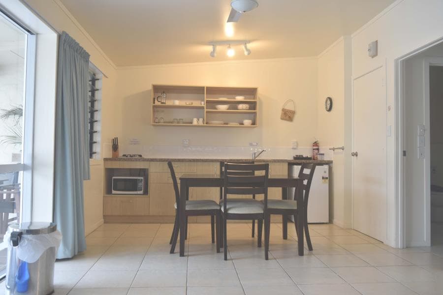 Dining and kitchen